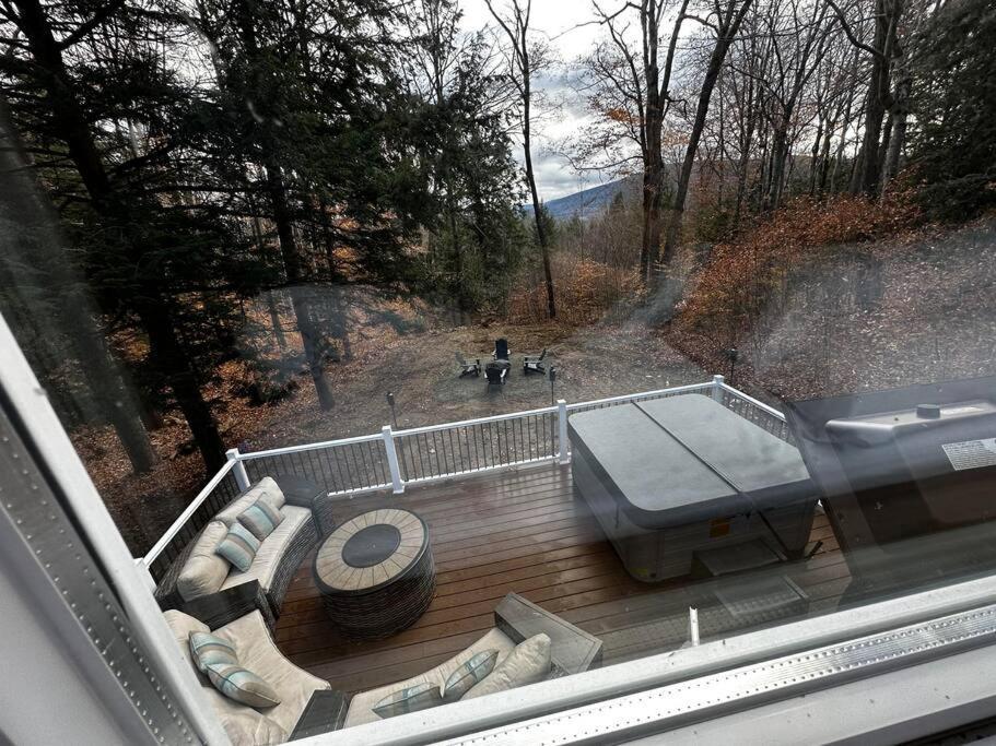 הוילה Tamworth New! Cozy & Modern A-Frame In The Woods W/Hot Tub מראה חיצוני תמונה
